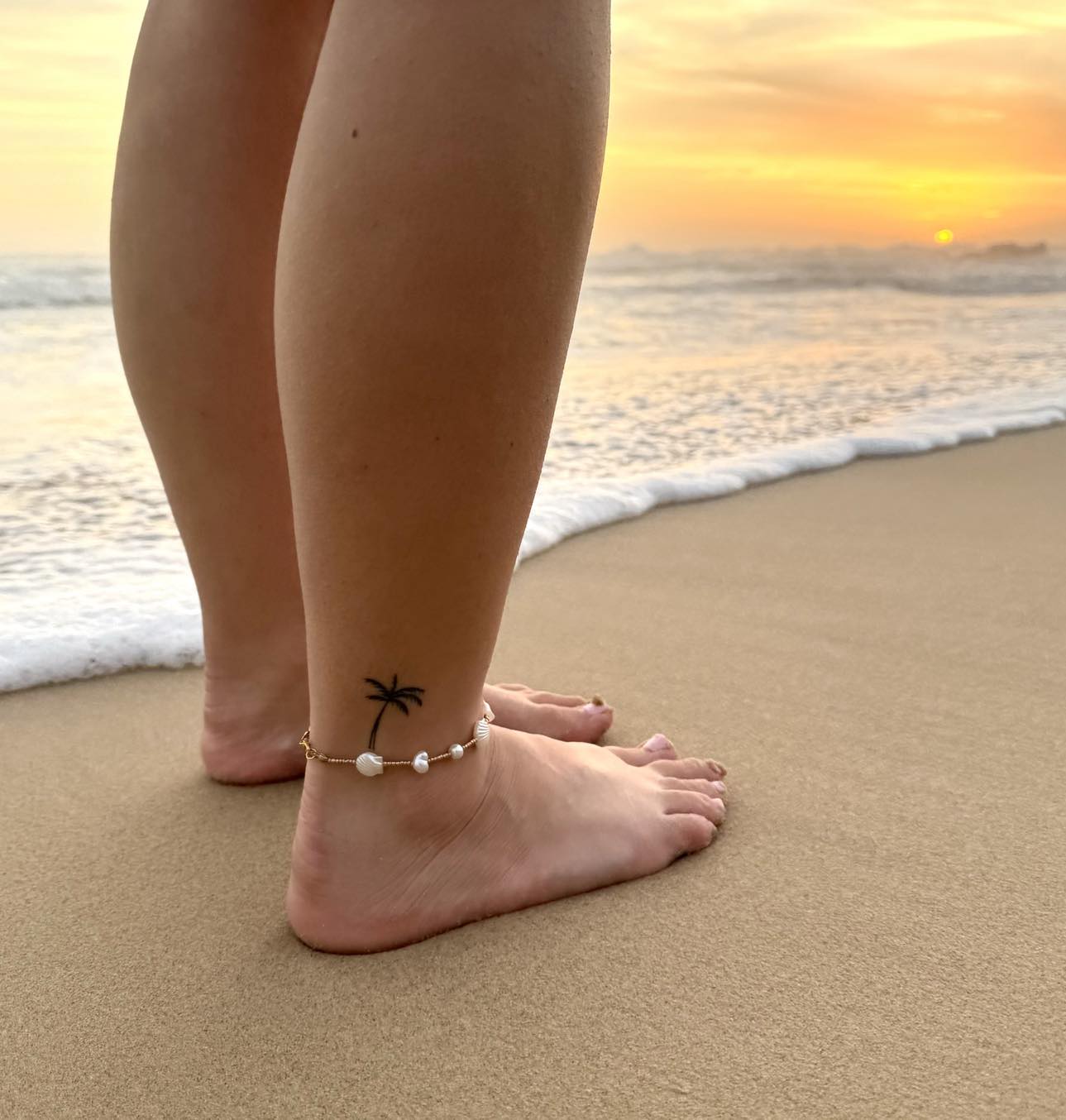 Sunset Chaser - Gold Anklet