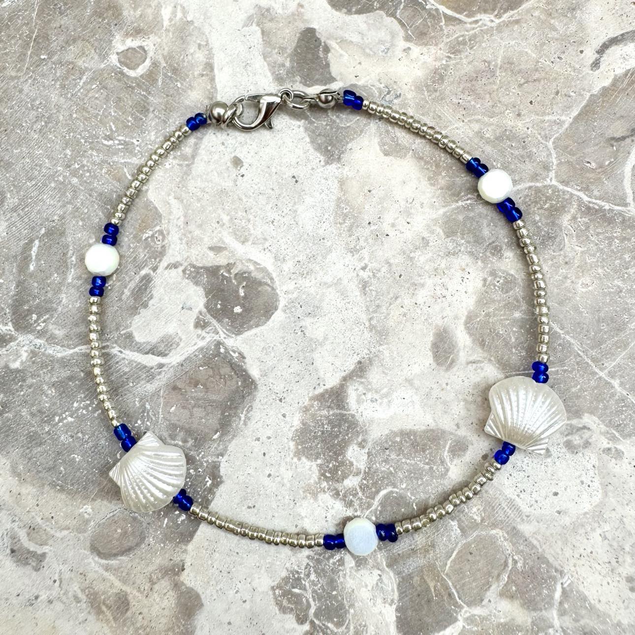 Coral Cove - Silver Anklet